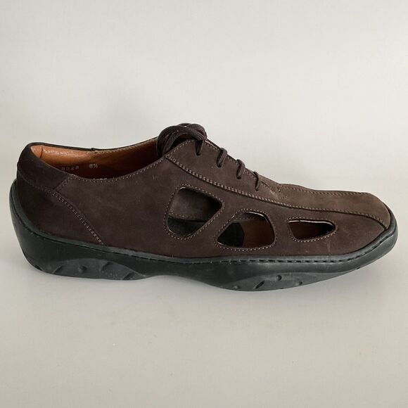 Michael Toschi Leather Lace-up Fisherman Breathable Oxfords .5 main image 4